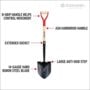 Round Point Boron Steel Shovel – Corona – 44″
